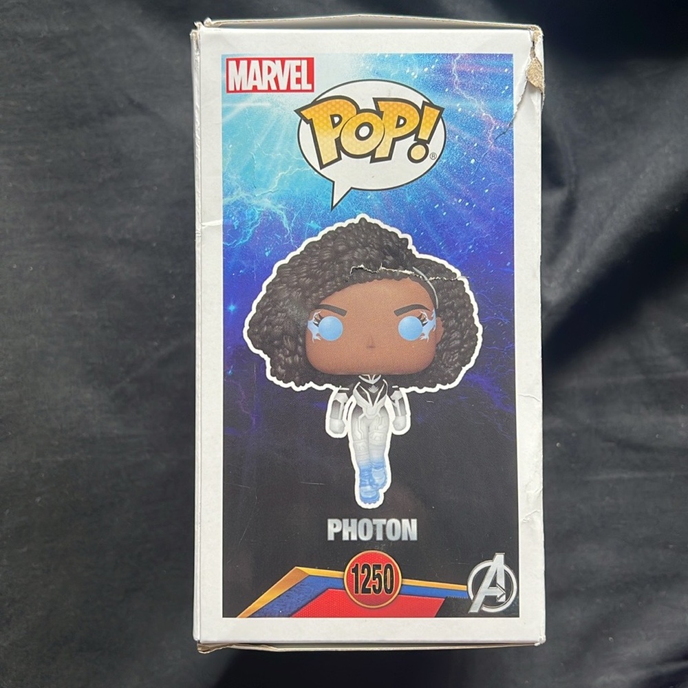 Funko Pop! Movies: The Marvels - Photon Vinyl Figure # 1250 New in Box - Picture 8 of 10
